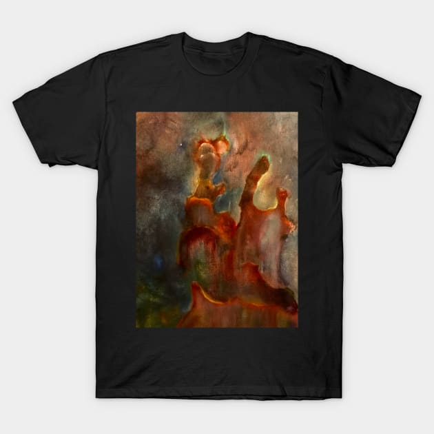 Pillars of Creation T-Shirt by mwmathsci